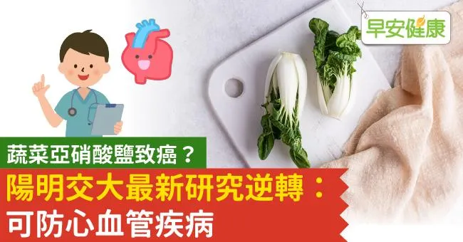 蔬菜亞硝酸鹽致癌？陽明交大最新研究逆轉：可防心血管疾病
