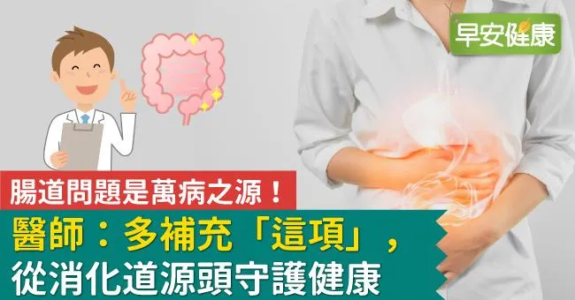 腸道問題是萬病之源！醫師：多補充「這項」，從消化道源頭守護健康