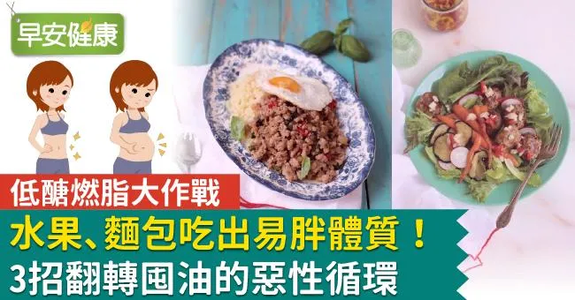 水果、麵包吃出易胖體質！低醣燃脂大作戰，3招翻轉囤油的惡性循環