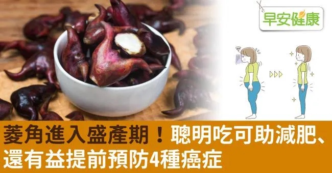 菱角進入盛產期！聰明吃可助減肥、還有益提前預防4種癌症
