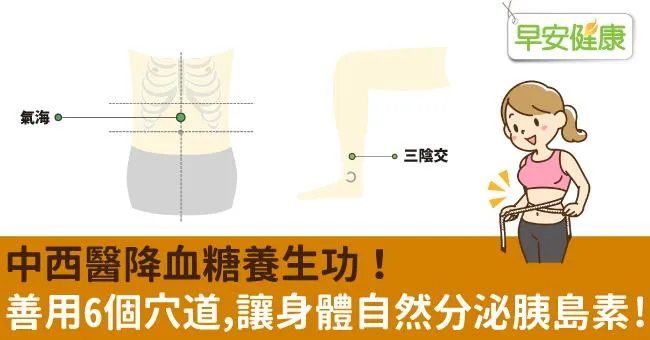 中西醫降血糖養生功！善用6個穴道，讓身體自然分泌胰島素！
