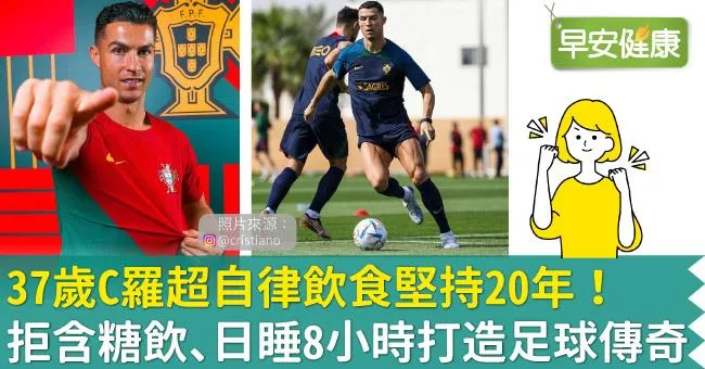 37歲C羅超自律飲食菜單堅持20年！拒含糖飲、日睡8小時打造足球傳奇