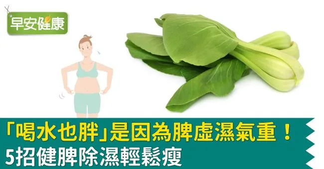 「喝水也胖」是因為脾虛濕氣重！5招健脾除濕輕鬆瘦