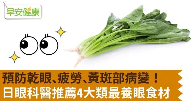 預防乾眼、疲勞、黃斑部病變！日眼科醫推薦4大類最養眼食材