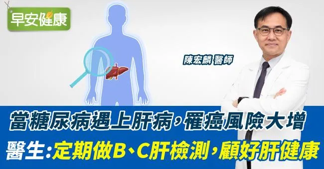 當糖尿病遇上肝病，罹癌風險大增！醫師：定期做B、C肝檢測，顧好肝健康