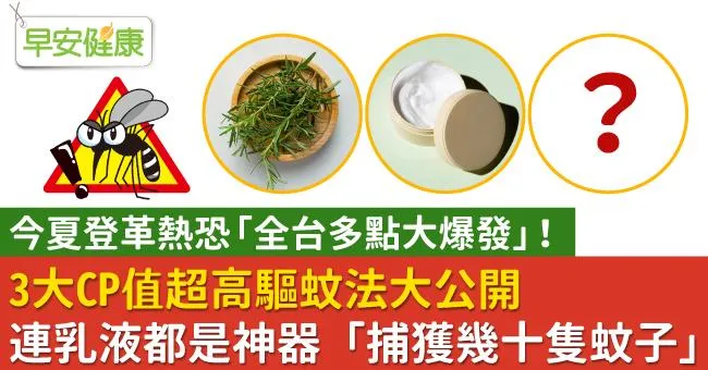 今夏登革熱恐「全台多點大爆發」！3大CP值超高驅蚊法大公開，連乳液都是神器「捕獲幾十隻蚊子」