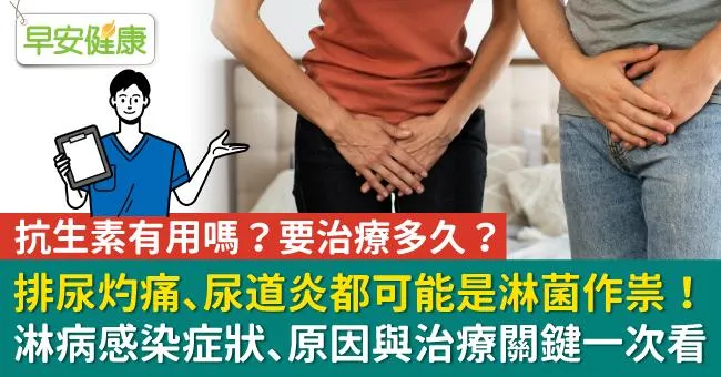 淋病感染症狀、原因有哪些！抗生素對淋球菌有用嗎？治療淋菌關鍵一次看