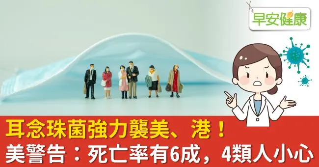 耳念珠菌強力襲美、港！美警告：死亡率有6成，4類人小心