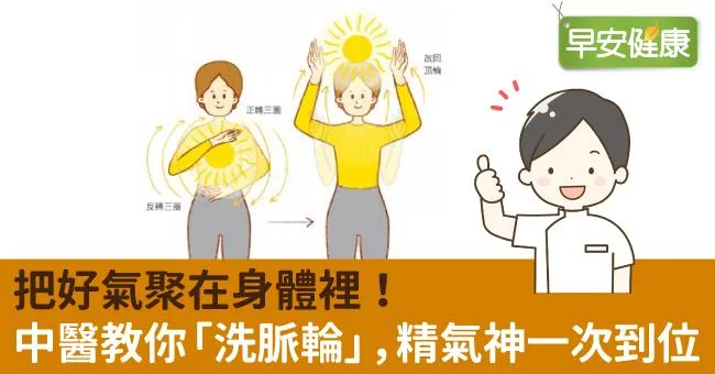 把好氣聚在身體裡！中醫教你「洗脈輪」，精氣神一次到位