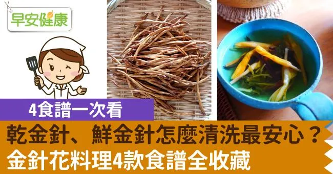 金針花料理與功效一次看懂！選購乾金針花怎麼洗才安全？金針花食譜有禁忌嗎？
