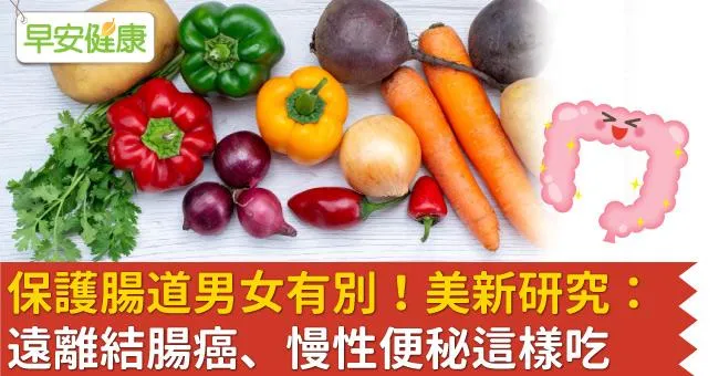 保養腸道男女有別！美新研究：遠離結腸癌、慢性便秘這樣吃