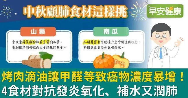 烤肉滴油讓甲醛等致癌物濃度暴增！4食材對抗發炎氧化、補水又潤肺