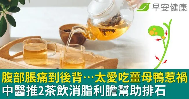 腹部脹痛到後背…太愛吃薑母鴨惹禍！中醫推2茶飲消脂利膽幫助排石