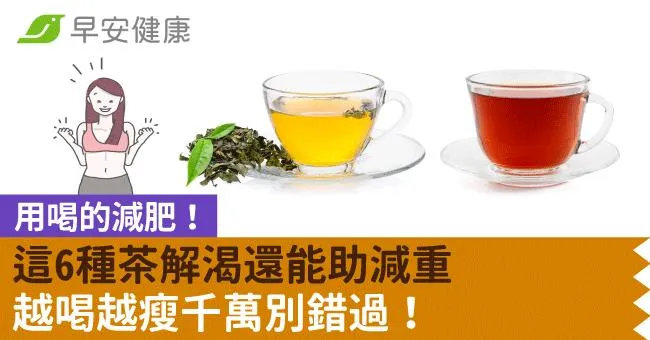 用喝的減肥！這6種茶解渴還能助減重，想越喝越瘦別錯過