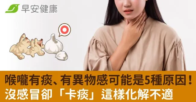 喉嚨有痰、有異物感可能是5種原因！沒感冒卻「卡痰」這樣化解不適