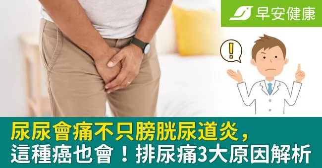 尿尿會痛不只膀胱尿道炎、這種癌也會！排尿痛3大原因解析