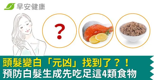 頭髮變白「元凶」找到了？！預防白髮生成先吃足這4類食物