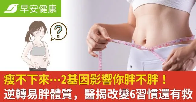 瘦不下來⋯2基因影響你胖不胖！逆轉易胖體質，醫揭改變6習慣還有救