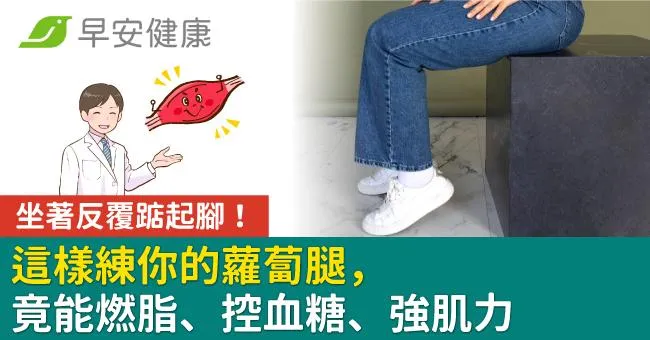 坐著反覆踮起腳！這樣練你的蘿蔔腿，竟能燃脂、控血糖、強肌力