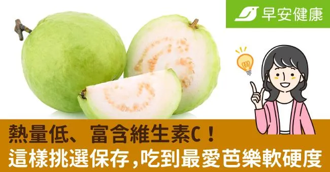 熱量低、富含維生素C！這樣挑選保存，吃到最愛芭樂軟硬度