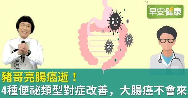 豬哥亮腸癌逝！4種便祕類型對症改善，大腸癌不會來