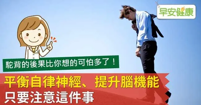 平衡自律神經、提升腦機能，只要注意這件事