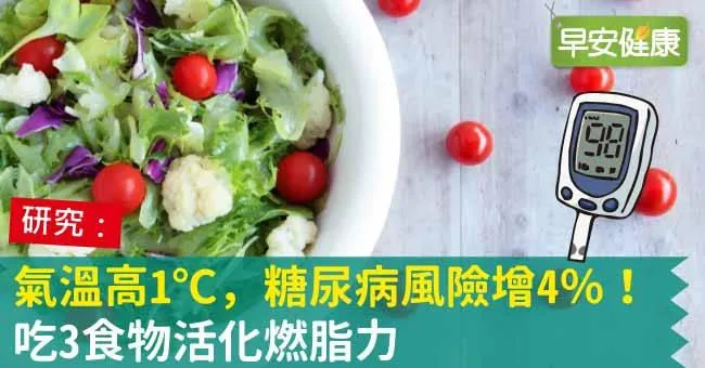 氣溫高1℃，糖尿病風險增4％！吃3食物活化燃脂力