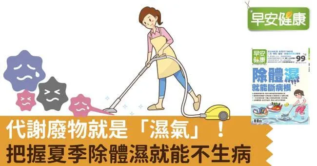 代謝廢物就是「濕氣」！把握夏季除體濕就能不生病