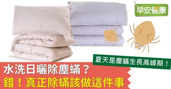 水洗日曬除塵蟎？錯！​真正除蟎該做這件事