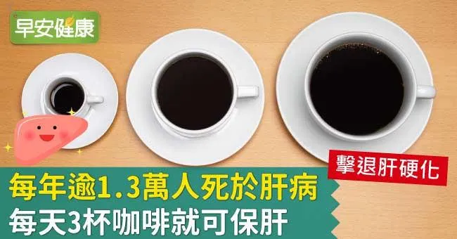 每年逾1.3萬人死於肝病，每天3杯咖啡就可保肝