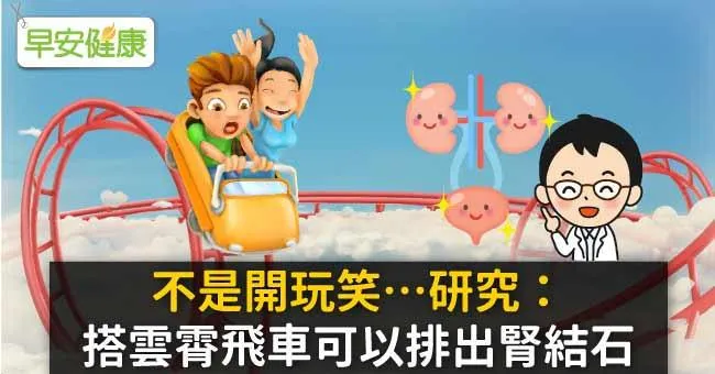 不是開玩笑…研究：搭雲霄飛車可以排出腎結石