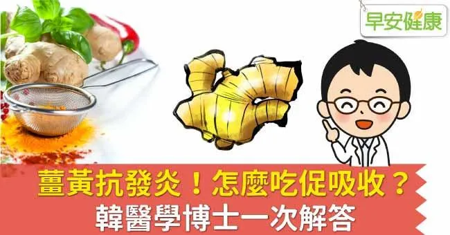 薑黃粉怎麼吃促吸收？韓醫學博士推薦薑黃粉吃法