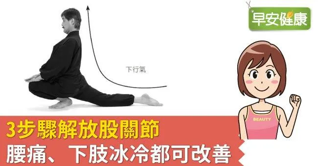 3步驟解放股關節，腰痛、下肢冰冷都可改善