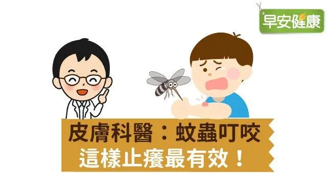 皮膚科醫：蚊蟲叮咬，這樣止癢最有效！