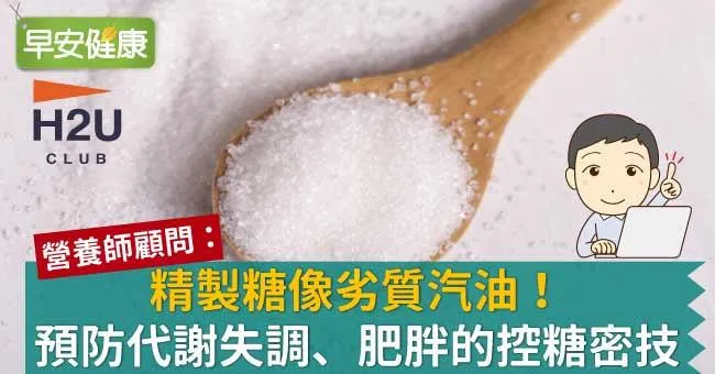精製糖像劣質汽油！預防代謝失調、肥胖的控糖密技