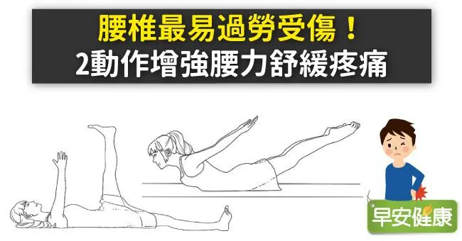 腰椎最易過勞受傷！2動作增強腰力舒緩疼痛