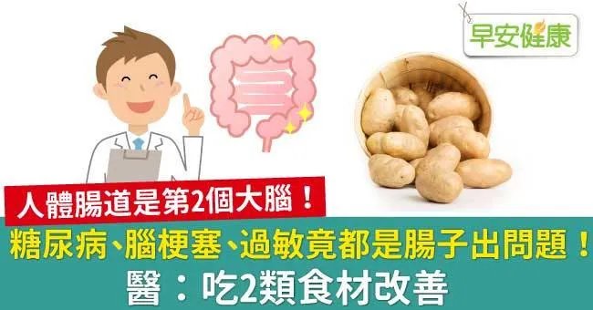 糖尿病、腦梗塞、過敏竟都是腸子出問題！醫：吃2類食材改善