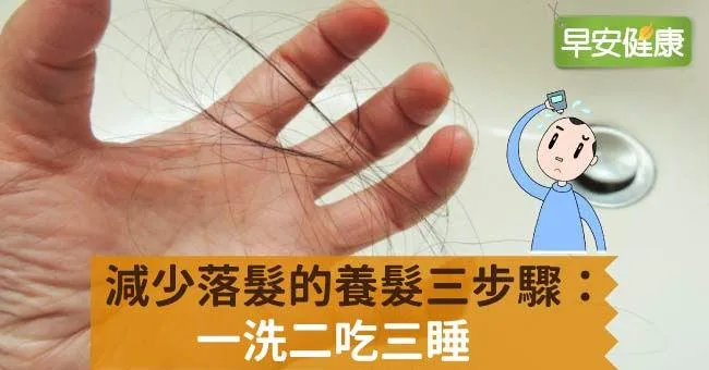 減少落髮的養髮三步驟：一洗二吃三睡