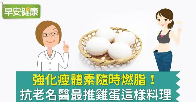 強化瘦體素隨時燃脂！抗老名醫最推雞蛋這樣料理