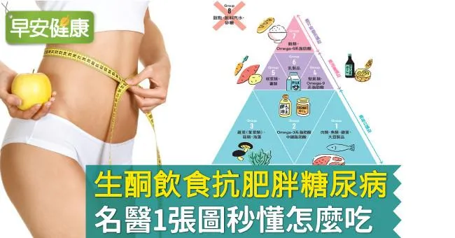 生酮飲食抗肥胖糖尿病，名醫1張圖秒懂怎麼吃