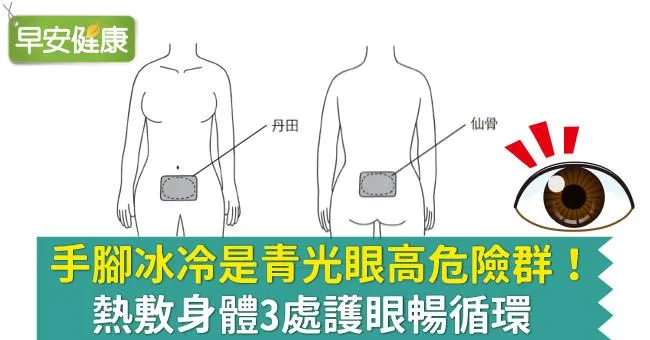 手腳冰冷是青光眼高危險群！熱敷身體3處護眼暢循環