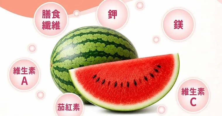 西瓜8大營養功效，熱量高嗎？西瓜怎麼挑才好吃與4禁忌注意