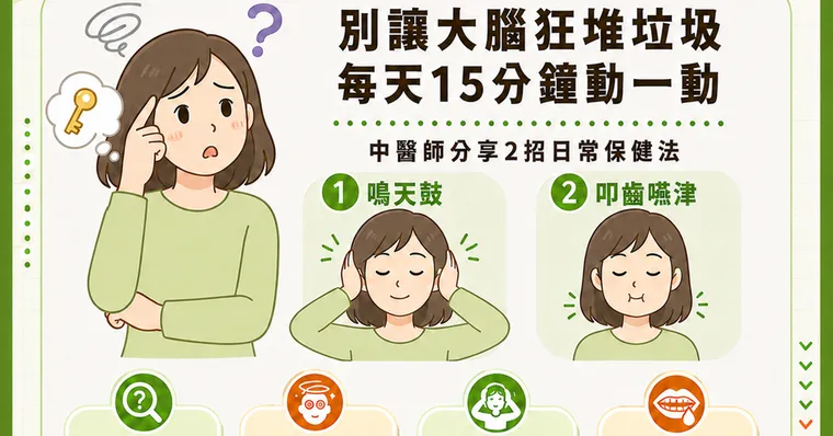 脊椎開刀、暈眩又健忘！她練中醫「健腦神功」擊退早發失智危機