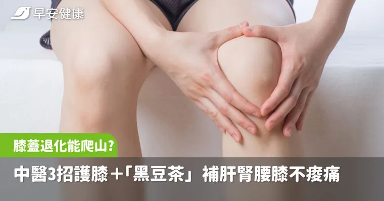 膝蓋退化還能爬山？中醫教3招護膝保筋骨＋「黑豆茶」補肝腎腰膝不痠痛