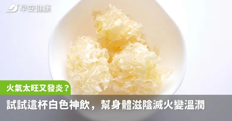 火氣太旺、嘴破又發炎？試試這杯白色神飲，幫身體滋陰滅火變溫潤