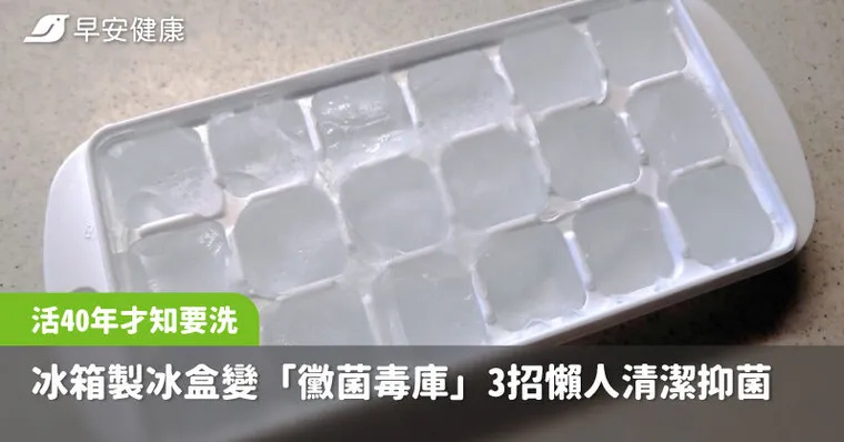 活40年才知要洗！冰箱製冰盒變「黴菌毒庫」3招懶人清潔抑菌不費力