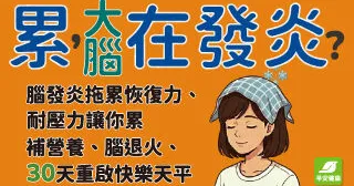 新刊搶先看！《累，大腦在發炎?》