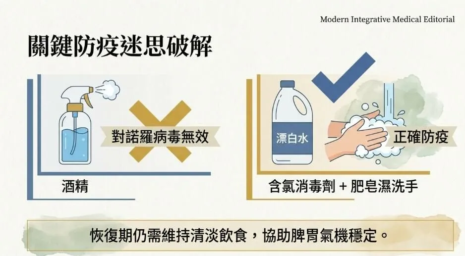 余雅雯中醫師＿諾羅防疫迷思，酒精對諾羅病毒無效