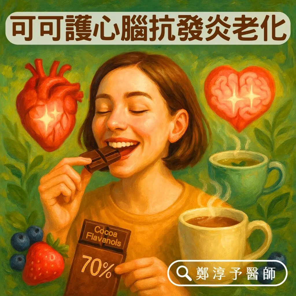 鄭淳予醫師_可可護心腦、抗發炎老化