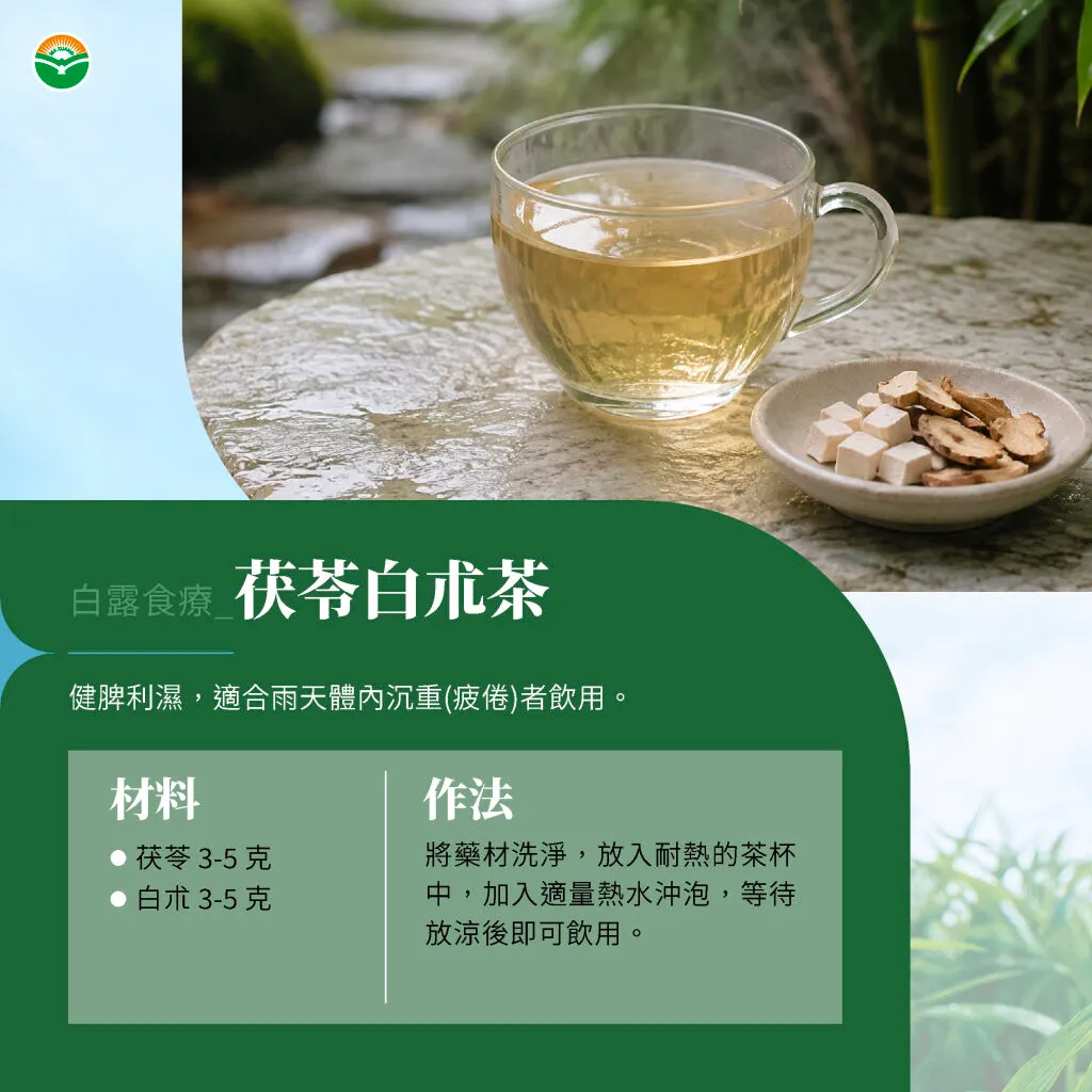 馬光中醫＿白露食療茯苓白朮茶